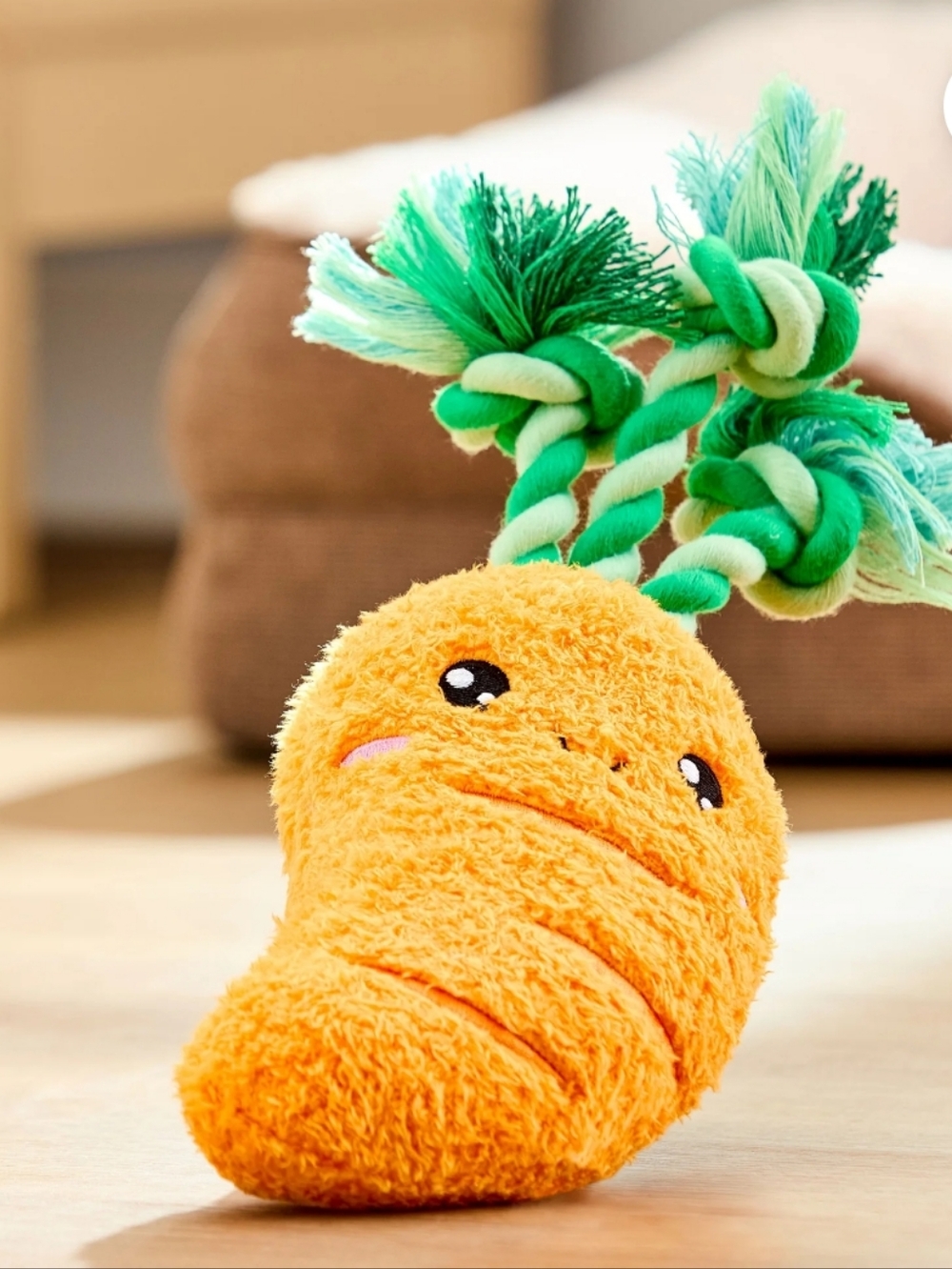 Vibrant Life Carrot Dog Toy